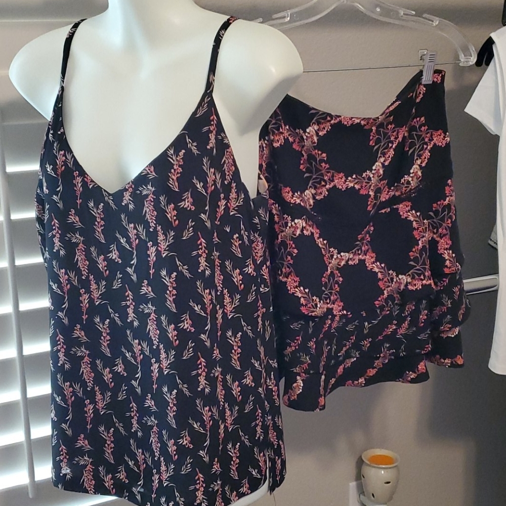 Skirt & reversible top